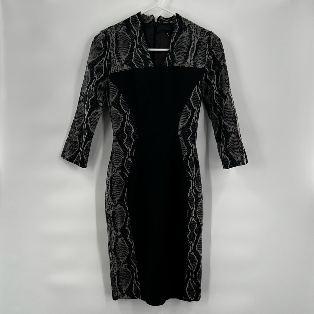 French Connection colorblock floral dress 4